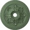 Ekena Millwork Bordeaux Deluxe Ceiling Medallion (Fits Canopies up to 4"), 23 5/8"OD x 3"ID x 2"P, Athenian Green CM23BOAGF - alternate 1